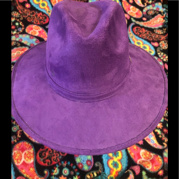 Purple Suede Hat - Picture 5 of 7